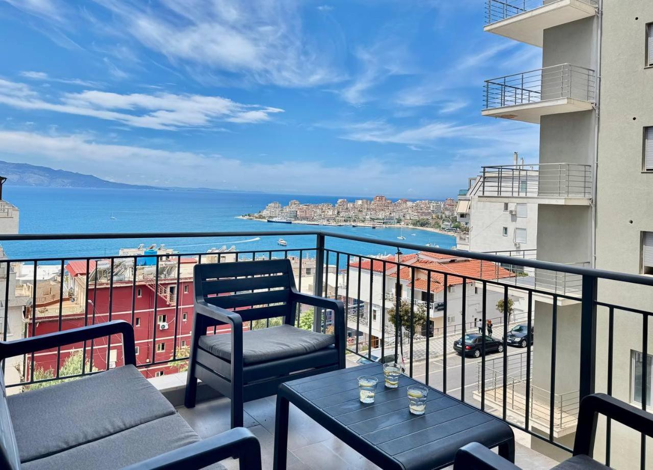 Sea And City View Apartment Sarandë Exterior foto
