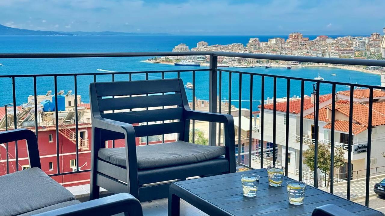 Sea And City View Apartment Sarandë Exterior foto